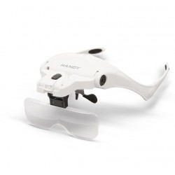 Fejpántos nagyító LED lámpával