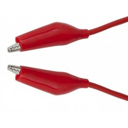 Tesztelő vezeték krokodil csipeszekkel