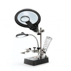 Paneltartó nagyítóval