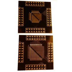 QFP64 apapter nyáklap (0,5mm és 0,8mm) 2az1-ben