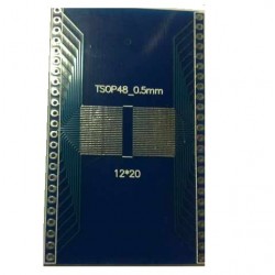 TSOP48 to DIP48 adapter nyáklap